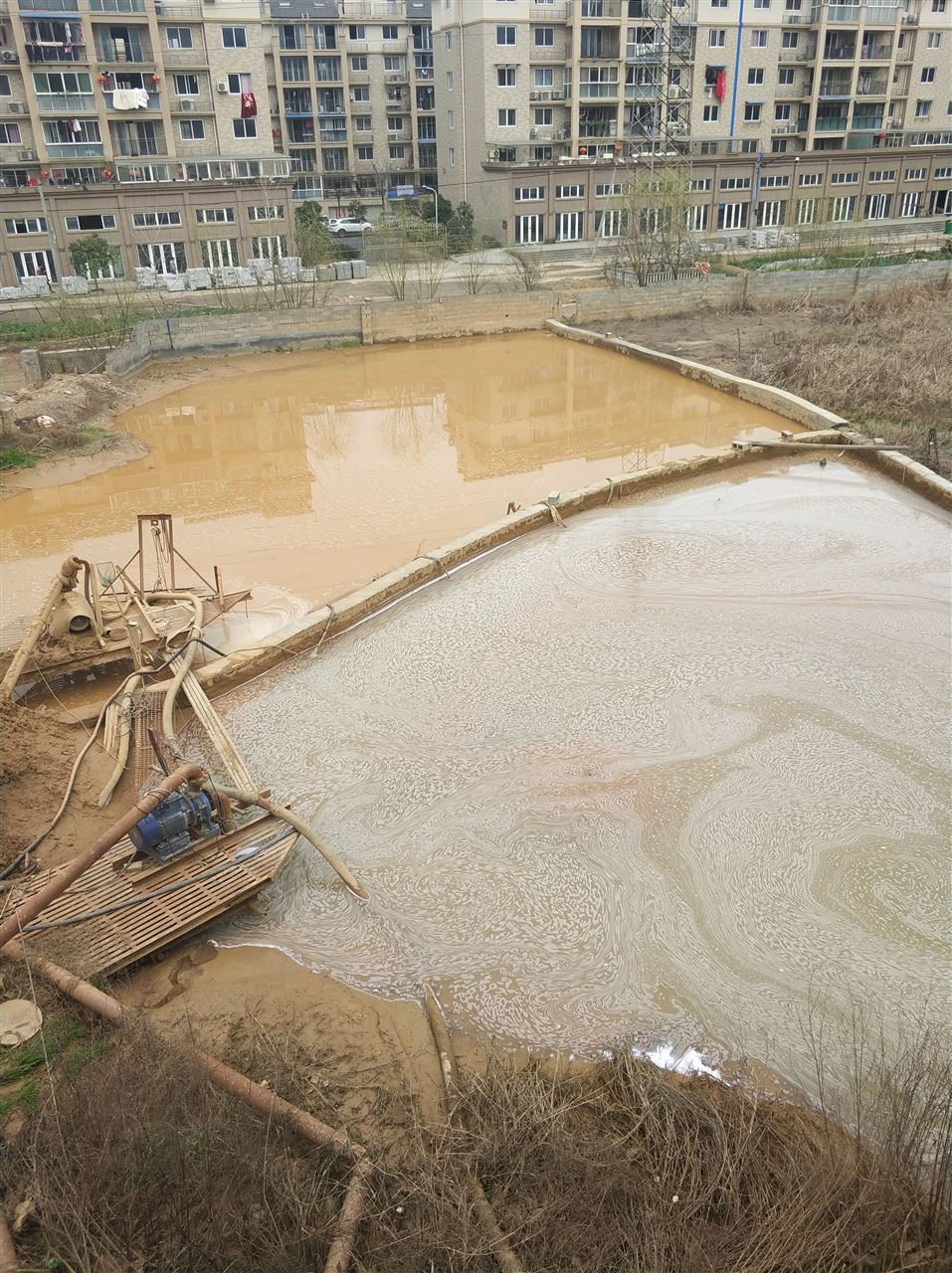 疏勒沉淀池淤泥清理-厂区废水池淤泥清淤